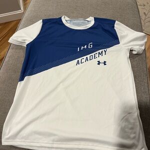 Under Armour Blue and White Kids Shirt